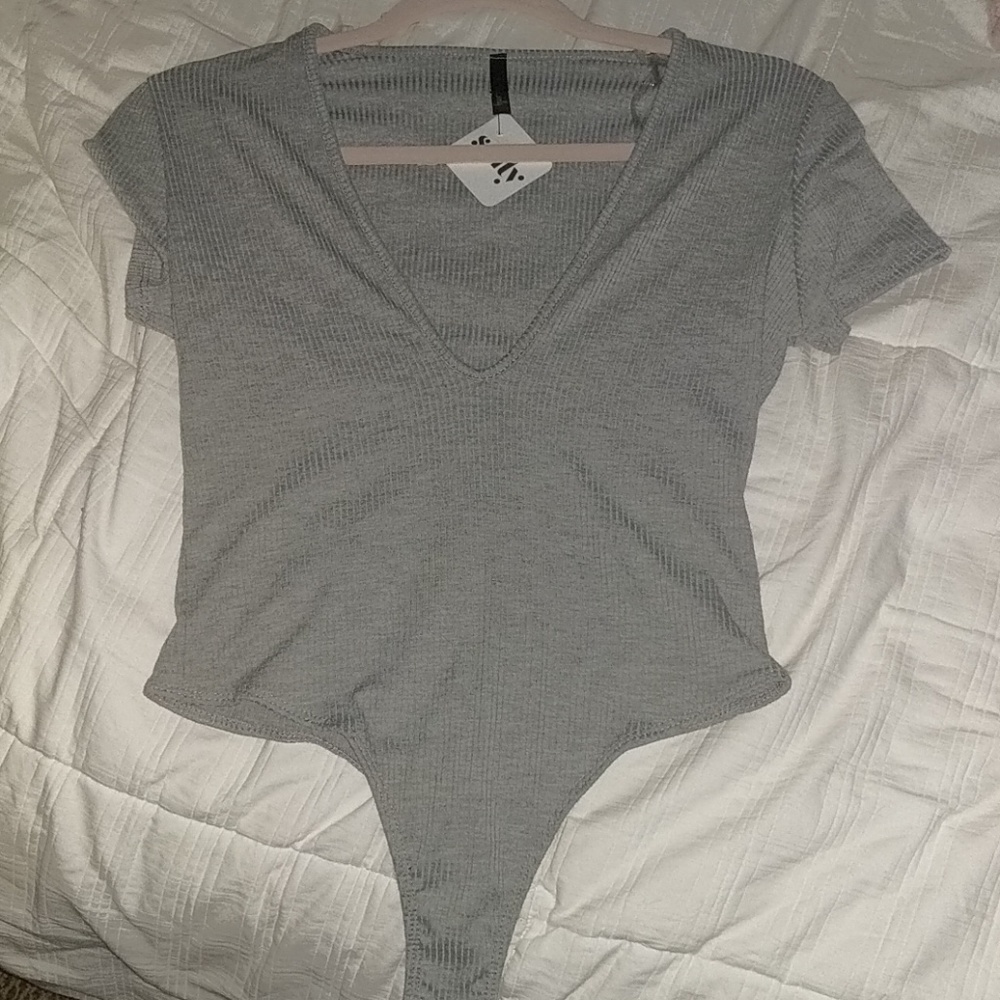 Grey bodysuit